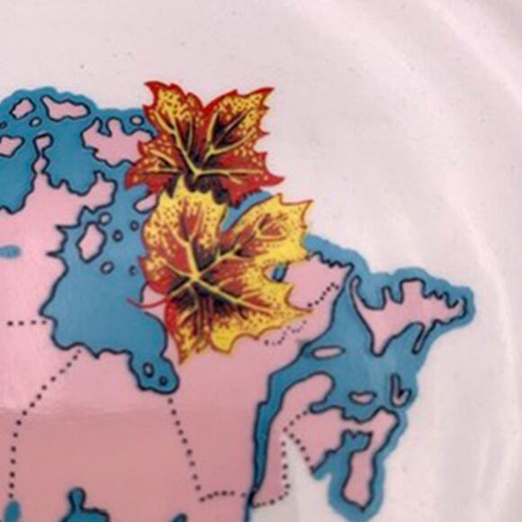 Canada "From Sea to Sea" Centennial 1867-1967 Vintage Souvenir Ceramic Plate - Picture 4 of 5